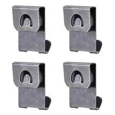 Photo Frames Hanger Hooks, 0.3mm Thick S-shaped Metal Wall Mount Clips, 100 Pcs