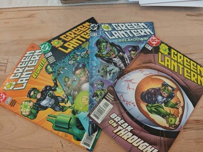 Green Lantern #121 #122 #123 #124 DC 2000 Kyle Rayner Alien Starry Odyssey Lot