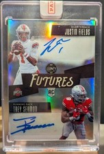 2021 Panini Dual Auto Justin Fields Trey Sermon RC Rookie SSP FIRST PRINT # 1/25