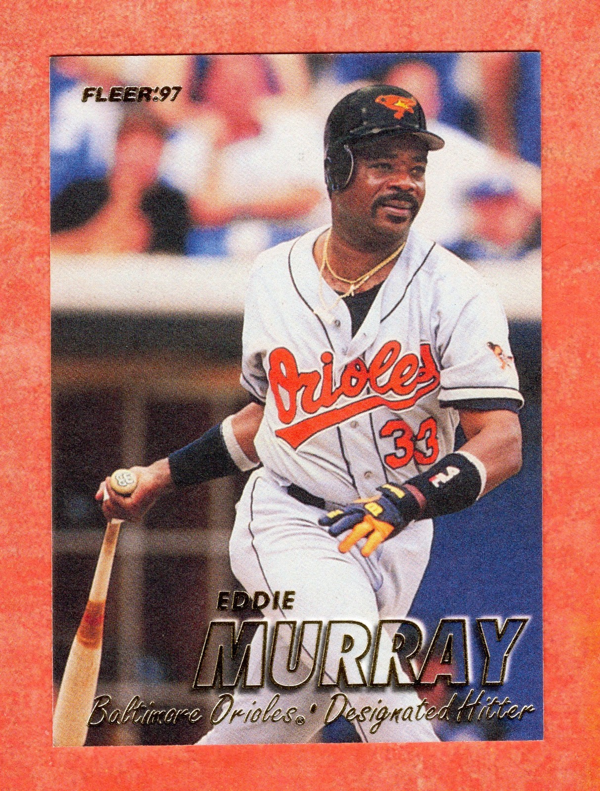 1997 Fleer ~ Eddie Murray #9 ~ Baltimore Orioles ~ HOF ~ 677