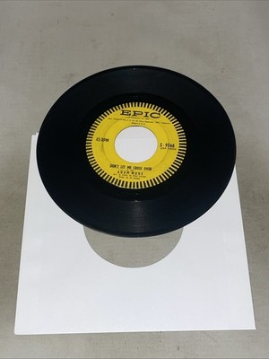 Adam Wade - Don't Let Me Cross Over/ Rain From The Skies - Epic 45 RPM Record