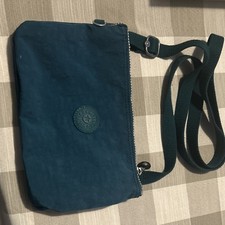 Kipling Teal Shoulder Bag for Women with Zipp...