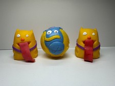1996 Taco Bell Promo Toys Lot of 3 Vintage Nacho Dog
