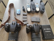 2 Canon EOS Digital Rebel XTi DS126151 Camera W/ 2 Pantons Match Color RM200