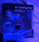 INIUVI 120mm Black LED Case Fan 42.1 CFM 1000 RPM 12V 3-Pin Hydraulic — photo 1