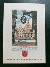 alte Speisekarte Schnelldampfer Columbus 1935 12. Juni Madeira (1443)