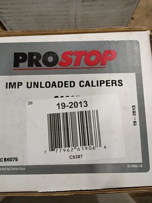 IMP UNLOADED CALIPERS 19-2013