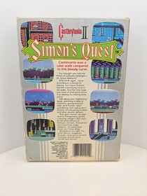 Castlevania II Simon's Quest Nintendo NES Authentic Tested And Working CIB
