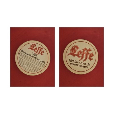 Leffe Triple Beer van de Abdij van Leffe Brewery Beer Mat Beer
