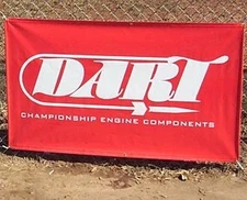 DART BANNER RED VINYL 58" LONG X 34" TALL