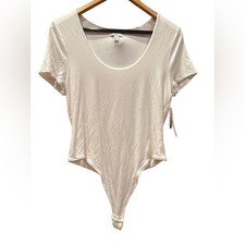 Body donna bianco manica corta grande nuovo con etichetta BarIII basic