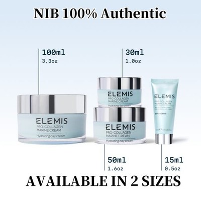 Elemis Authentic Pro-Collagen Anti Aging Marine Cream SPF 30 2 sizes