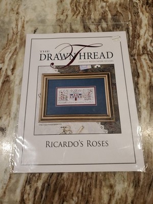 The Drawn Thread Cross Stitch Chart - Ricardo's Roses