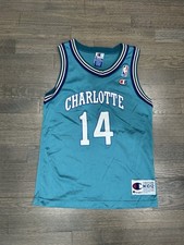Vintage Charlotte Hornets Anthony Mason Champion Jersey - YOUTH Medium