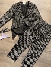 SZ 5 6 Disney Store JACK SKELLINGTON 2pc Costume Nightmare Before Christmas Suit