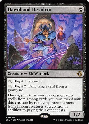 Dawnhand Dissident 98 Lorwyn Eclipsed Magic the Gathering