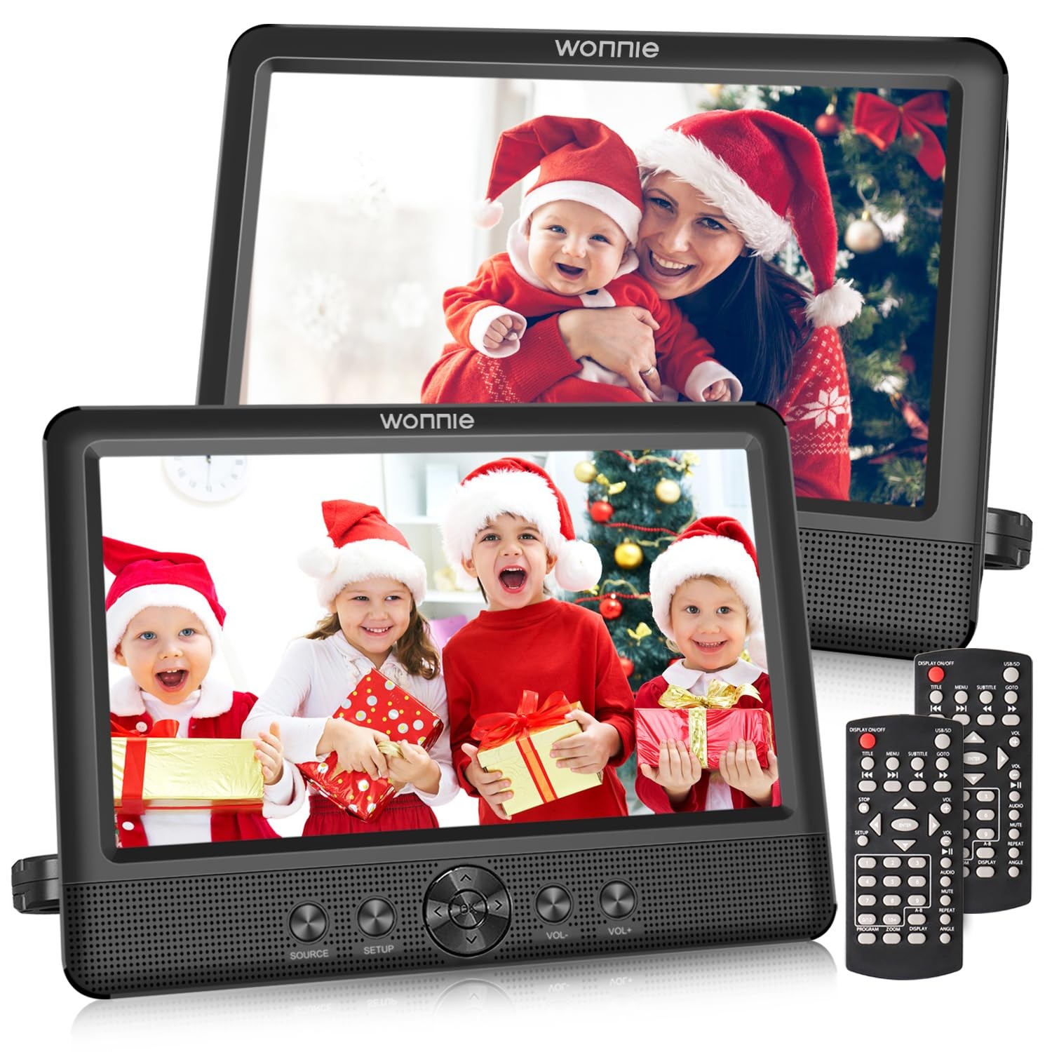 S Portable Dual Screen Headrest Video Player, Play A ...