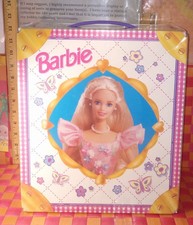 Barbie, carrying case, pink, 12 1/2"H, vtg 1997, 12010 by TARA Toy Corp
