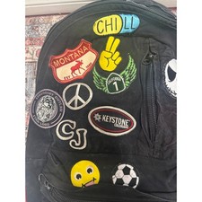 Parches Mochila Negra Jack Skellington Spiderman Transformers California