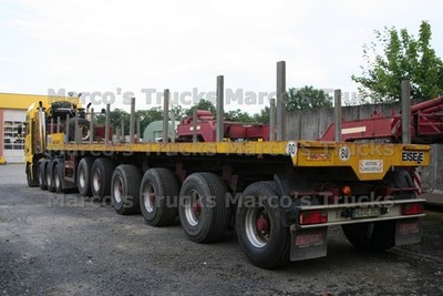 LKW Foto Plattformanhänger Deutschland gelb EISELE ES-GE #n1fd