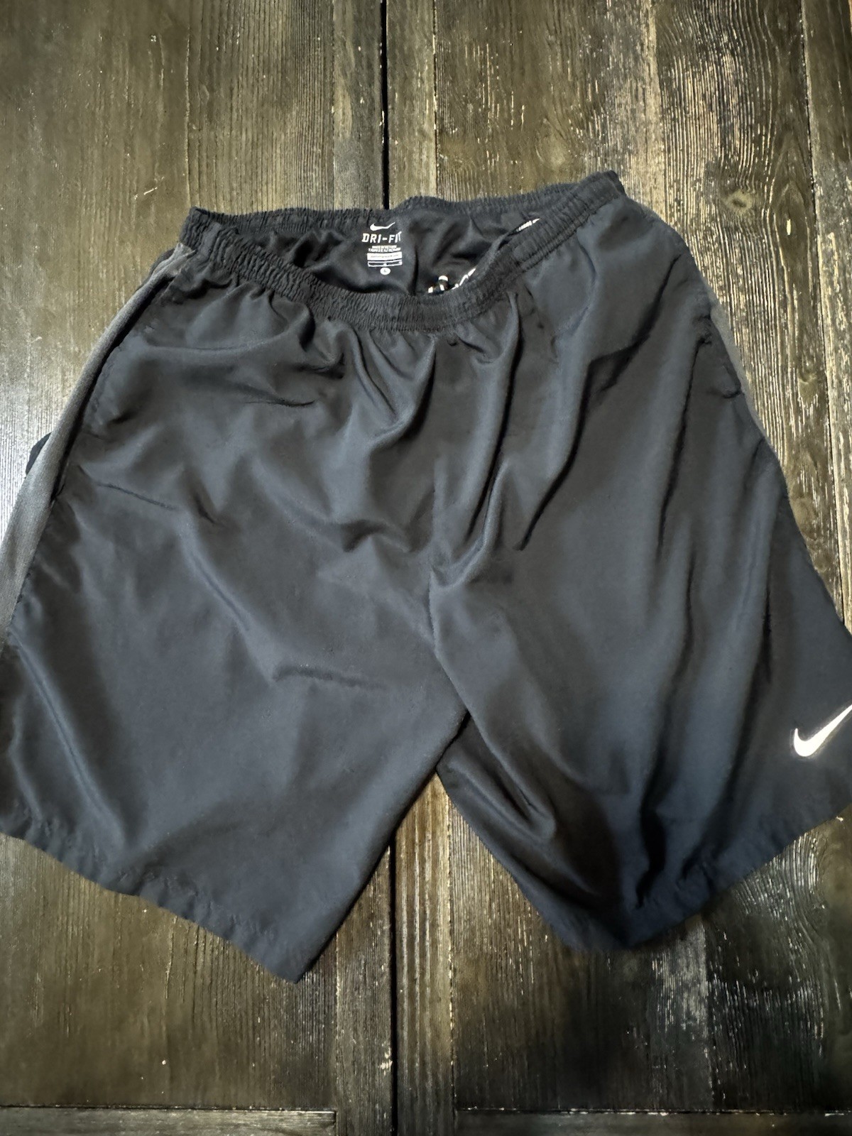Nike Challenger Dri-FIT Running Shorts Men’s Large Black Lined 644248-010