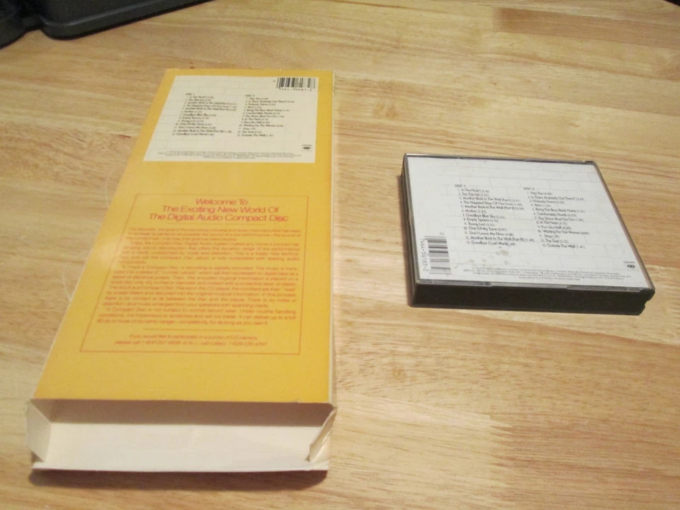 Pink Floyd - The Wall Rare Longbox Hard To Find Foto 2 de 4