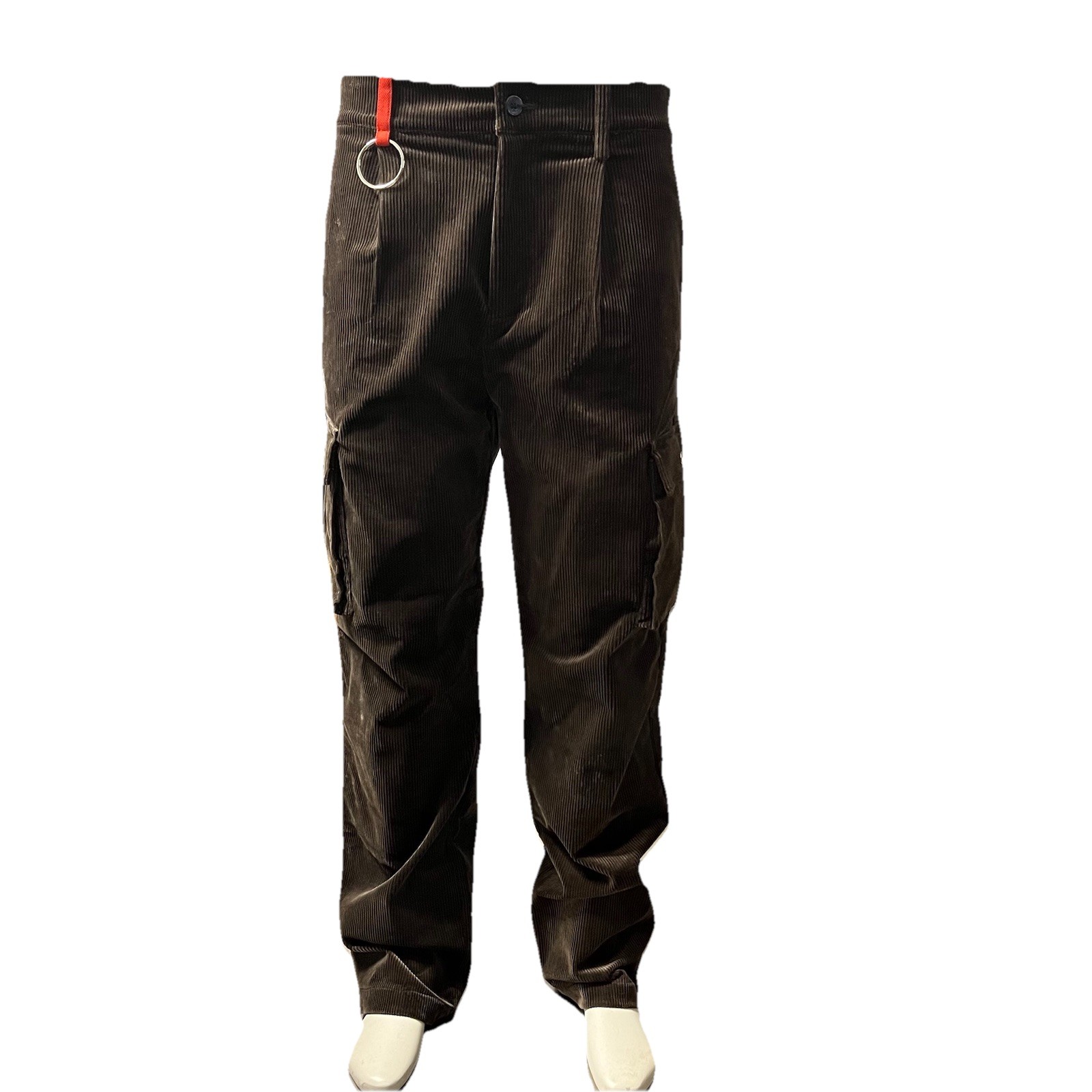 Rare NWOT Steele Edith Japan Brown Corduroy Cargo Pants 32x31