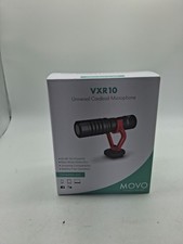 Movo VXR10 Universal Condenser Video Microphone Cardioid Flurry Noise Reduction