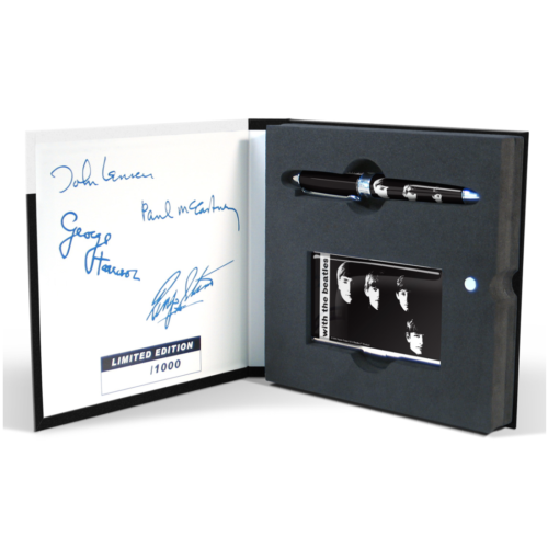 ACME Studio THE BEATLES ""With The Beatles"" Rollerball Pluma Estuche Juego NUEVO - Imagen 2 de 4