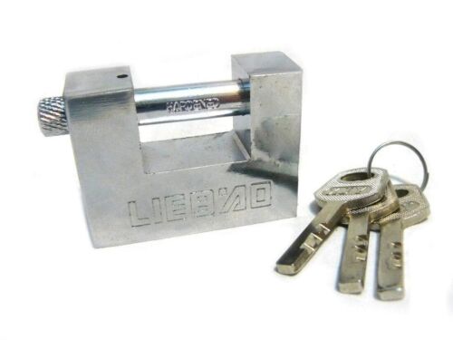 HEAVY DUTY Padlock Shutter Warehouse Shipping Container Lock 60, 70, 80, 94 mm - Picture 2 of 3