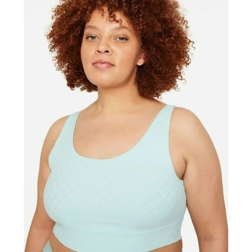 2X PLUS SIZE WOMEN'S NIKE BRA / GREEN AQUA DJ2025-336 - Picture 2 of 7