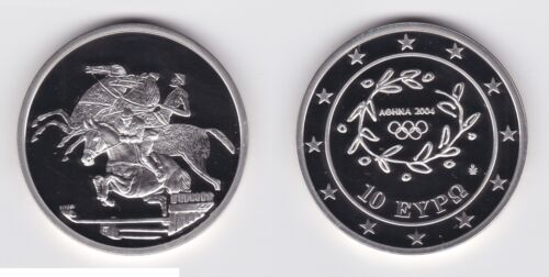 10 Euro Silber Münze Griechenland Olympiade Reiten 2004 PP (158263) - Bild 1 von 1
