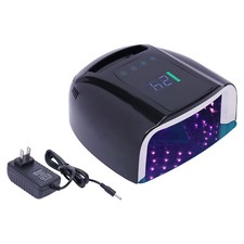 96W Professional Cordless Nail Gel Curing Dryer UV LED Nail Lamp Rechargeable