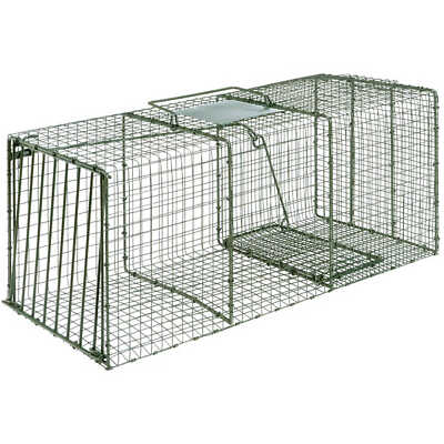 Duke Model 1114 Heavy Duty Single Door Cage Trap 36  x 15  x 14 