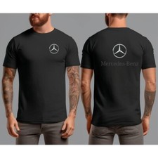 Mercedes Benz Motor Thsirt Amg Black Tee Front And Back Gildan Unisex T-shirt