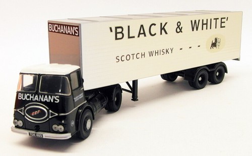 Corgi 1/50 Scale 11401 - ERF KV Arctic Box Trailer - Black & White