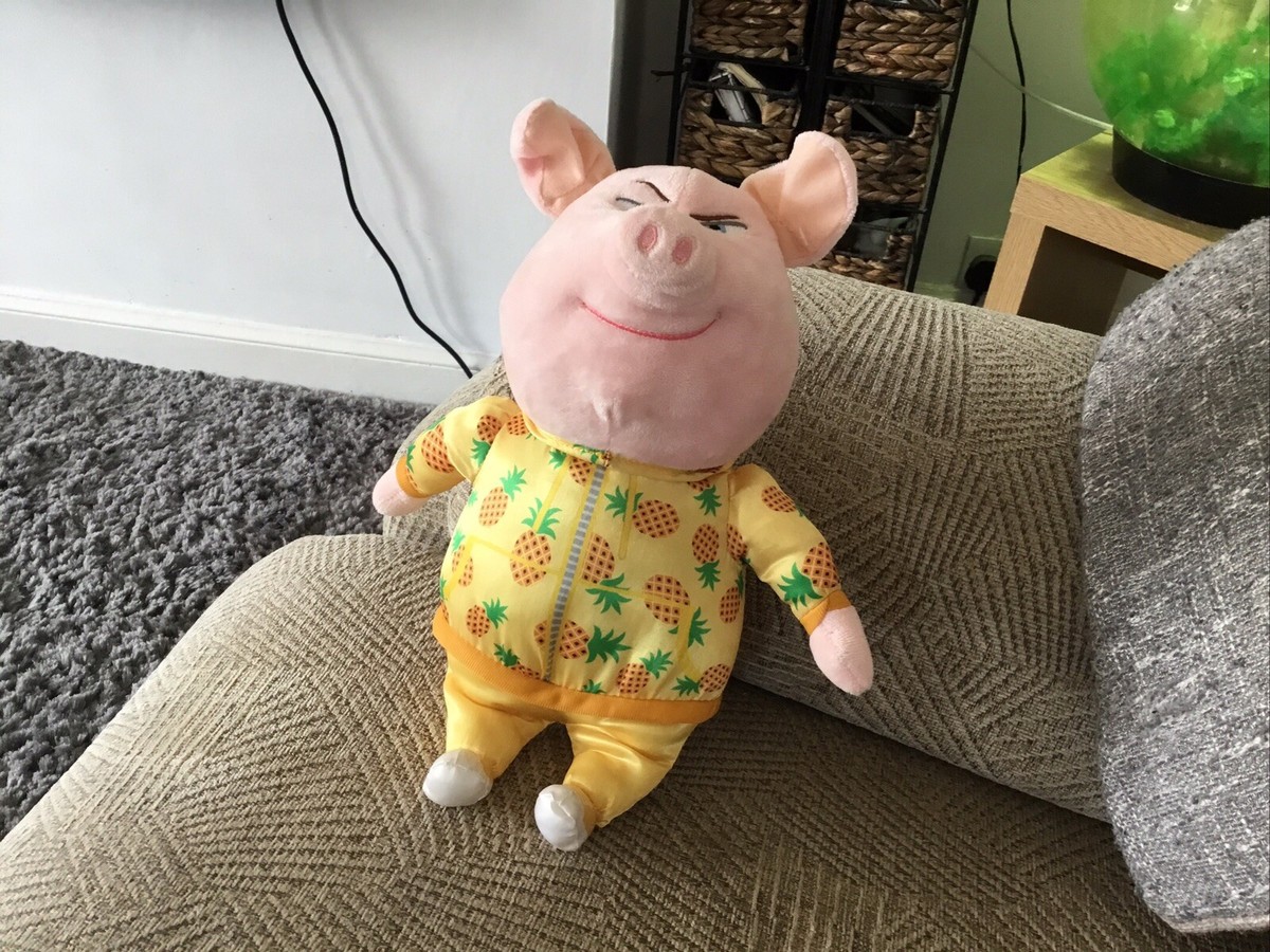 SIng Gunter Pig Soft Plush Toy 13” - Main Image