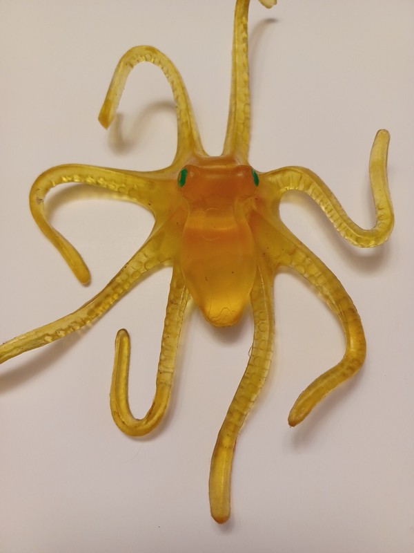  1978 Fisher Price Adventure People Deep Sea Octopus Figure Complete Green Eyes