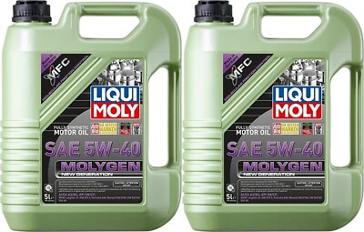 #ad ★ 10 Liters Liqui Moly 5W 40 Molygen New Gen MFC Synthetic Engine Oil LM20232 ★ $104.90