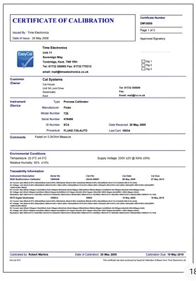 ALL BRANDS MEGGER CALIBRATION SERVICE For Megger Multifunction Tester YOU SEND - WE RETURN