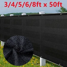 Black Beige Green Privacy Wind Screen Fence Garden Mesh Shade Sail Net Barrier