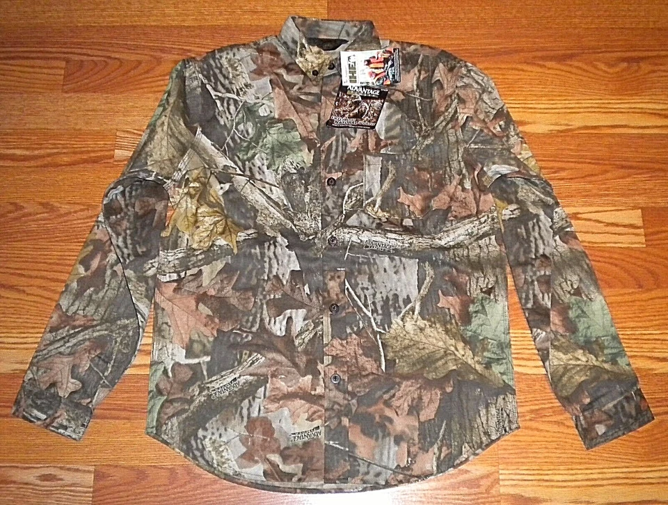Walls Advantage Timber Liberty Youth Camo Hunting Shirt (size XL regular Junior) - Image 2 of 4