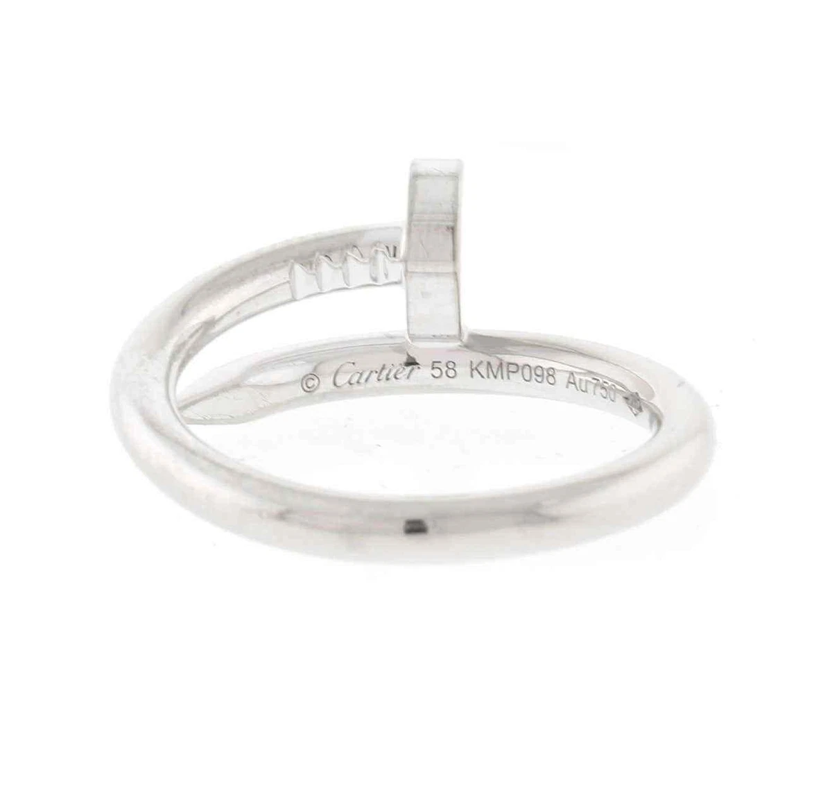 Cartier nail ring silver deals