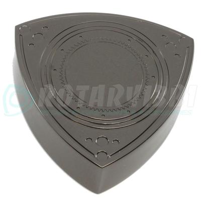 ROTOR SHAPED BRAKE / CLUTCH MASTER CYLINDER CAP COVER RX-7 RX7 13B 20B GUN METAL