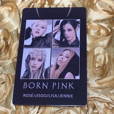 BLACKPINK BORN PINK wvsジェニトレカ Jennie Blackpink Born Pink BLACK Edition Photocard, Fan Art Red