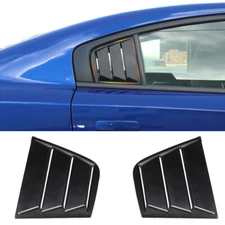 Rear Side Window Quarter Louver Cover Trim Accessories for Dodge Charger 2015-23