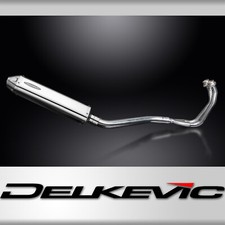 Yamaha TDM850 1991-2001 Full Exhaust 2-1 420mm Tri-Oval Stainless Silencer