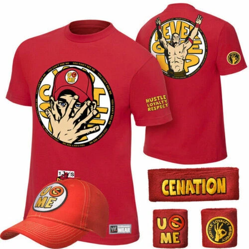 Hat T-shirt Wristbands for John Cena Costume gift jogger mens children boys * - Picture 16 of 30