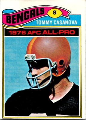 Tommy Casanova 1977 Topps Mexican #510 Football Card Insert Cininnati Bengals