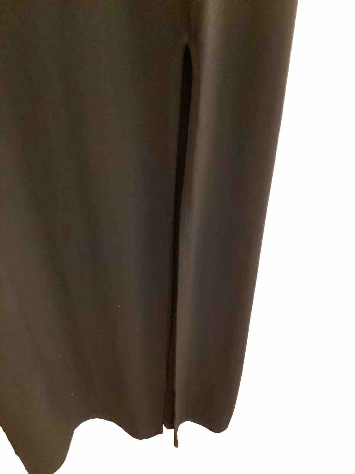 Maxi abito Michael Kors nero slinky con fessura taglia S nuovo senza etichette flirty sexy